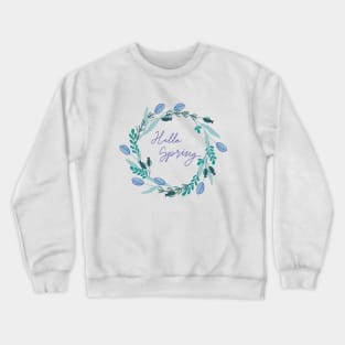 Spring wreath Crewneck Sweatshirt